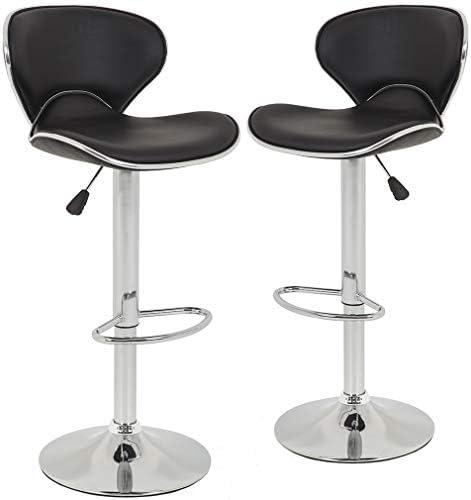 Elevate Our Space: Review of Adjustable Black Bar Stools