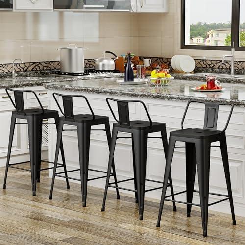 Stylish and Versatile: Our Review of Tongli Metal Bar Stools