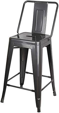 Discover the Durability and Style of Our Gun Grey Metal Stools