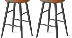 Discovering Comfort: Our Review of the VASAGLE Bar Stools Set