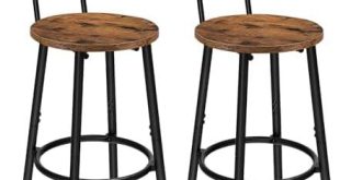 Elevate Our Space: A Review of HOOBRO’s Rustic Bar Stools