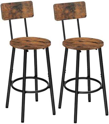 Elevate Our Space: A Review of HOOBRO’s Rustic Bar Stools