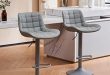 Elevate Our Space: Reviewing the YOUTASTE Grey Bar Stools