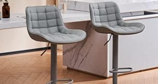 Elevate Our Space: Reviewing the YOUTASTE Grey Bar Stools