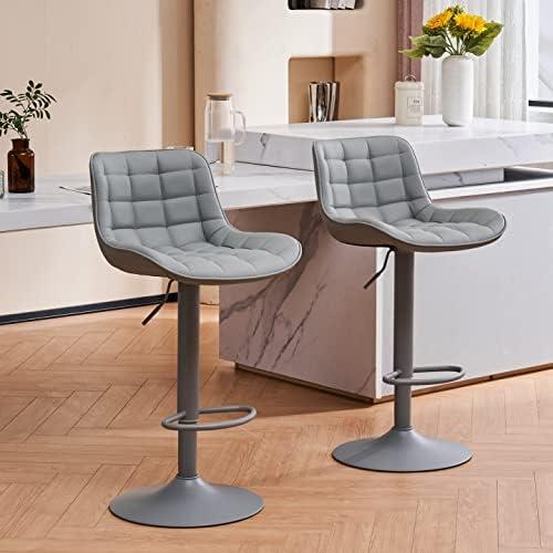 Elevate Our Space: Reviewing the YOUTASTE Grey Bar Stools