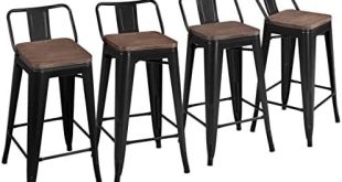 Elevate Our Space: Review of Yaheetech Low-Back Bar Stools