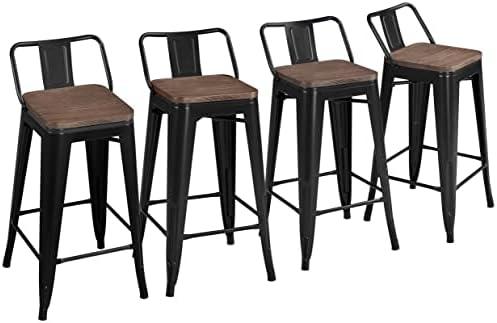 Elevate Our Space: Review of Yaheetech Low-Back Bar Stools