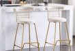 Elevate Our Space: A Review of SPOFLYINN Velvet Bar Stools