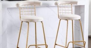 Elevate Our Space: A Review of SPOFLYINN Velvet Bar Stools