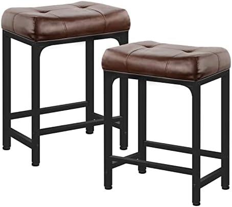 Elevate Our Space: Reviewing Aheaplus Saddle Bar Stools