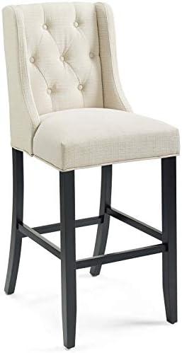 Elevating Our Space: Reviewing the Beige Modway Baronet Barstool