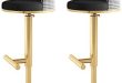 Elevate Our Space: A Review of Stylish Black & Gold Bar Stools