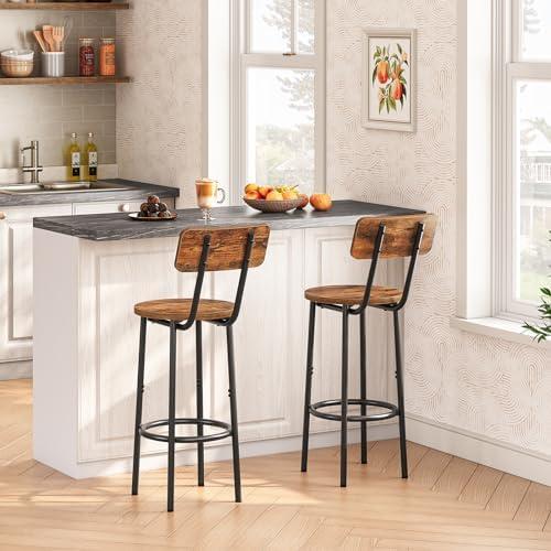 Elevate Our Space: ‌A Review⁤ of⁤ HOOBRO's⁢ Rustic Bar Stools