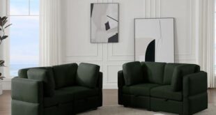 Discover Our Versatile Green Modular Sectional Sofa Set