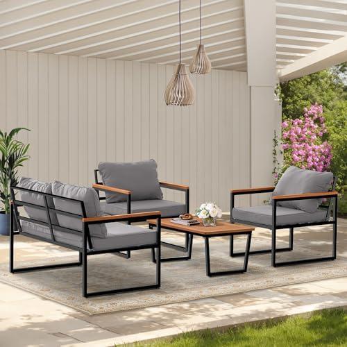 Creating Outdoor Bliss: Our Review of the VISTYLE Patio Set