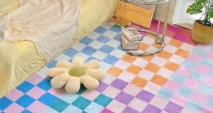 Transforming Our Spaces: A Look at the Multicolored Checkerboard Rug