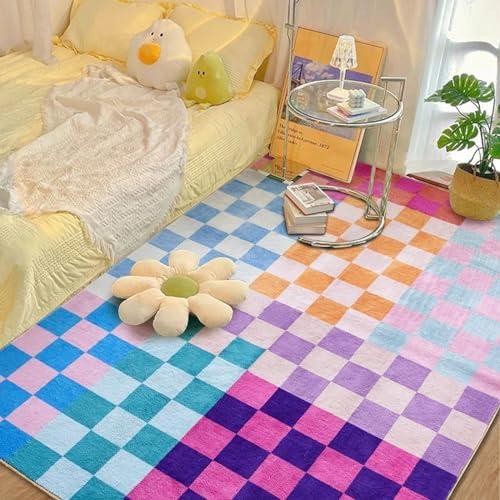 Transforming Our Spaces: A Look at the Multicolored Checkerboard Rug