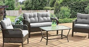 Cozy Up Your Outdoors: Our Review of a Wicker Patio Set