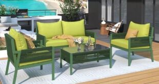 Transforming Our Outdoor Space: A Review of Danxee’s Patio Set