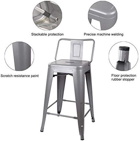 Elevate Our Space: A ⁤Review of GIA's 24-Inch Metal Stools