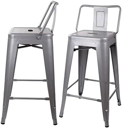 Elevate Our Space: A Review of GIA's ​24-Inch Metal Stools