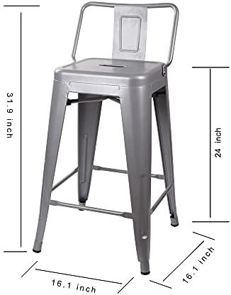 Elevate Our Space: A Review ⁣of GIA's 24-Inch Metal Stools