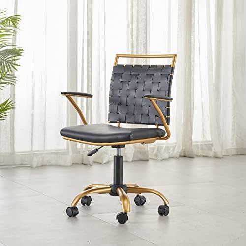 Unpacking Comfort: Our Review of the Stylish Black & Gold Office Chair