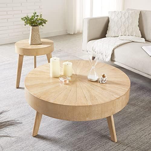 Discovering Rustic Charm: Our Review of Gexpusm’s Coffee Table Set