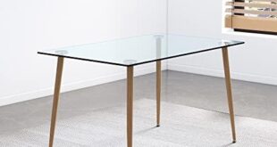 Exploring Elegance: Our Review of the Modern Glass Dining Table