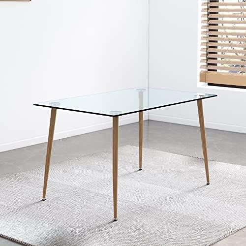 Exploring Elegance: Our Review of the Modern Glass Dining Table