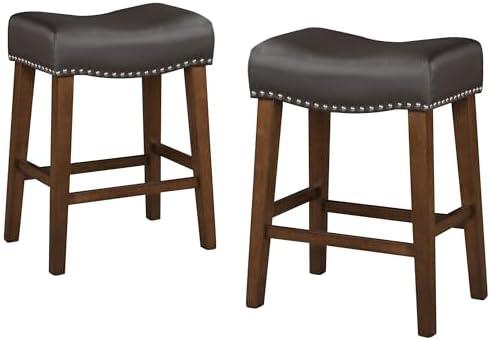 Elevate Our Space: Reviewing 24″ Backless Bar Stools Duo