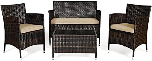 Transform Our Outdoor Spaces: Reviewing the Goplus Rattan Set