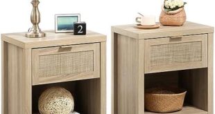 Discovering the SICOTAS Rattan Nightstands: Style Meets Function