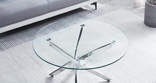 Elevate Our Living Room: A Review of the Stylish Glass Table