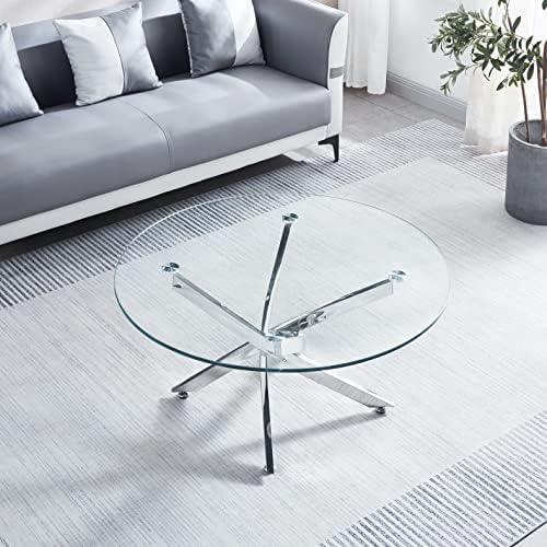 Elevate Our Living Room: A Review of the Stylish Glass Table