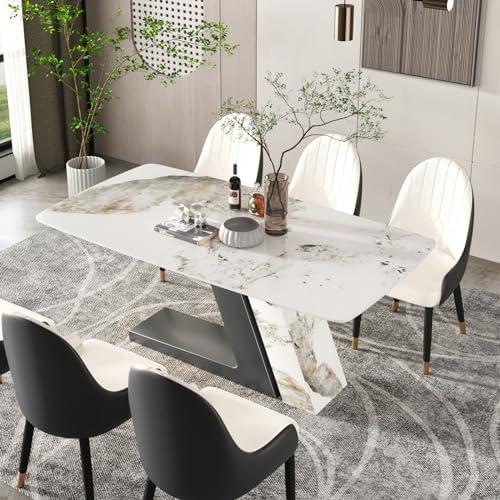 Discover Elegance: Our Review of the Modern Marble Dining Table