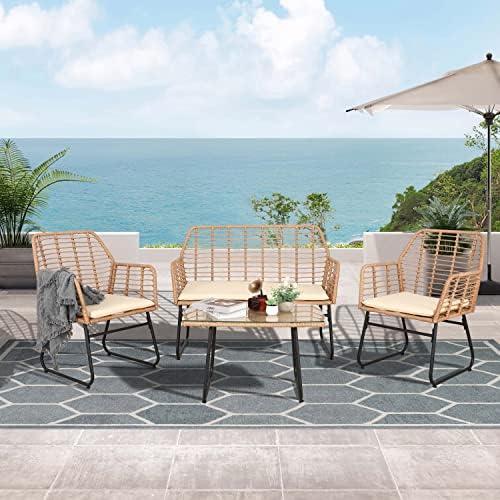 Elevate Our Outdoor Oasis: Reviewing the KAWIVAST Patio Set