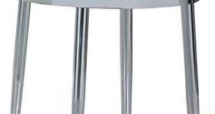 Elegant Glam: Our Review of the Round White & Chrome End Table