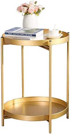 Elevate Our Space: A Review of the Homebeez Gold Tray Table