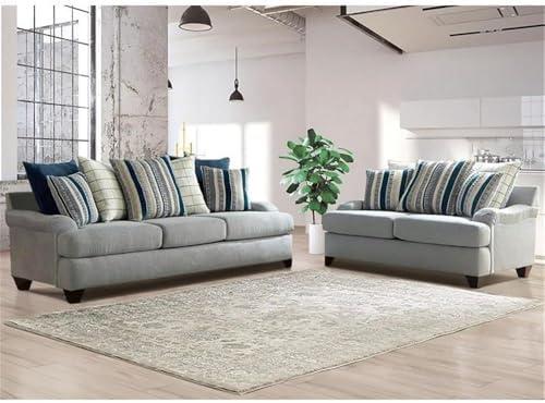 Cozy Comfort: Our Review of the Furze Chenille Sofa Set