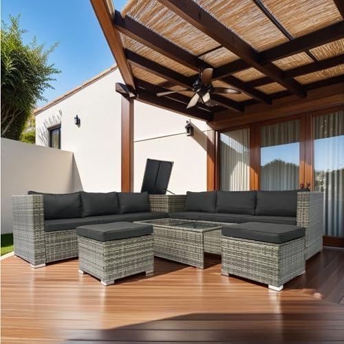 Unwind Outdoors: Our Review of the Danxee L-Shaped Patio Set