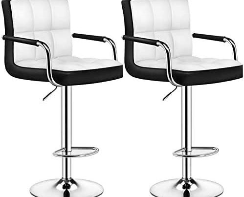 Stylish Comfort: A Review of Our Bar Stool Duo Experience