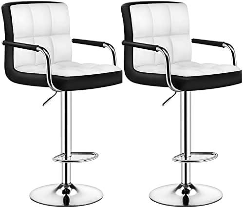 Stylish Comfort: A Review of Our Bar Stool Duo Experience