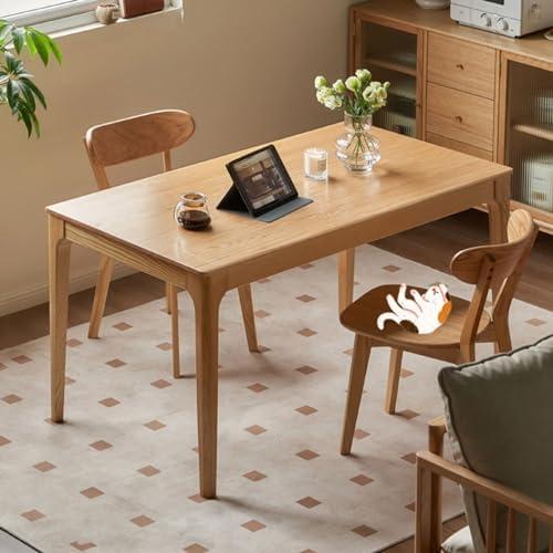 Exploring the Modern Charm of Our Rectangular Oak Dining Table