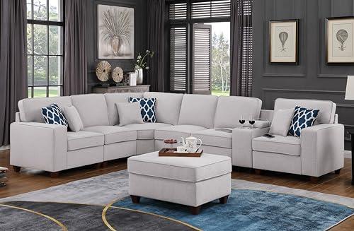 Exploring Comfort: Our Thoughts on the Linen U-Shape Sofa