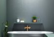 Elevate Your Space: Creative Bathroom Wall Color Ideas Featuring Stunning Metallic Finishes