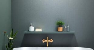 Elevate Your Space: Creative Bathroom Wall Color Ideas Featuring Stunning Metallic Finishes