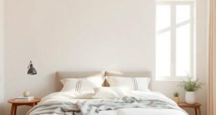 Embracing Serenity: Designing a Simple Bedroom with Soft Neutral Hues