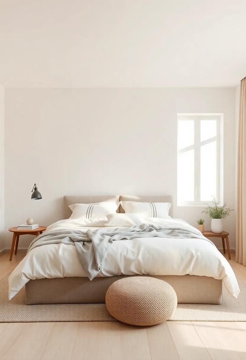 Embracing Serenity: Designing a Simple Bedroom with Soft Neutral Hues