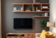 Maximizing Style and Space: Creative Wall-Mounted Shelving for Small Apartment Living Rooms